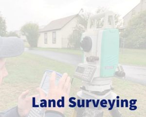land surveying header, using surveying equipment, property boundary surveys